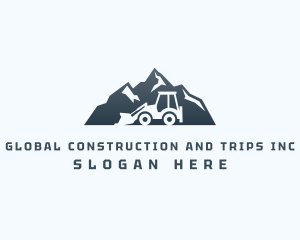 Demolition - Mountain Digger Construction logo design