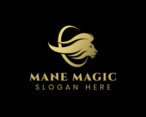 Mane - Wild Lion Mane logo design