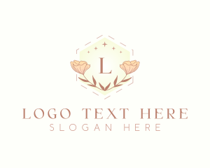 Floral Nature Wedding Logo