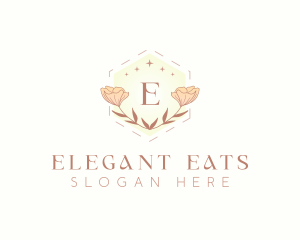 Floral Nature Wedding logo design