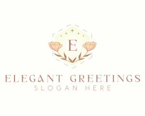 Floral Nature Wedding logo design