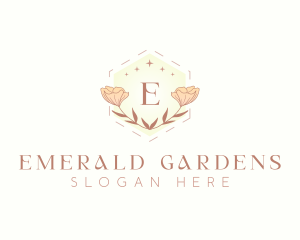 Floral Nature Wedding logo design