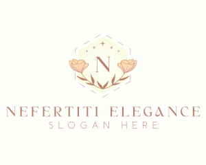 Floral Nature Wedding logo design