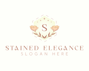 Floral Nature Wedding logo design