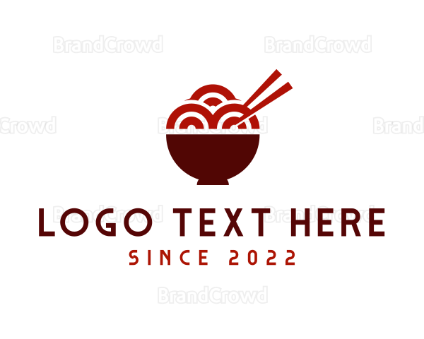 Ramen Noodle Restaurant Logo
