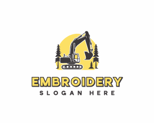 Heavy Equipment Excavation Logo