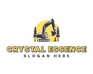 Heavy Equipment Excavation logo design