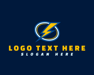 Voltaic - Electric Lightning Thunderbolt logo design