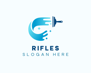 Sweeper - Wiper Squeegee Cleaning logo design