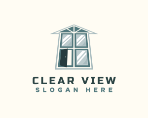 Home Window Door logo design