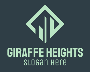 Green Skyscraper Glare  logo design