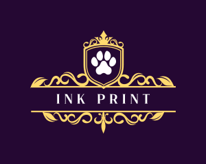 Print - Royal Paw Print logo design