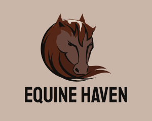 Wild Horse Head logo design