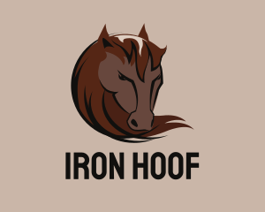 Wild Horse Head logo design