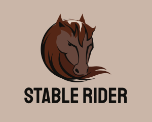 Wild Horse Head logo design