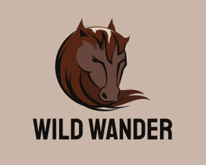 Wild Horse Head logo design