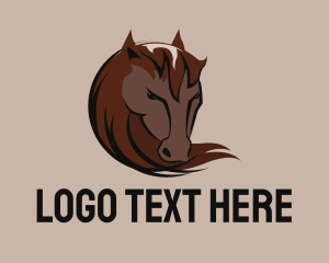 Wild Horse Head Logo