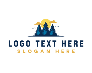 Lumberjack - Outdoor Forest Park logo design