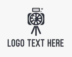Videography - Camera Lens Studio logo design