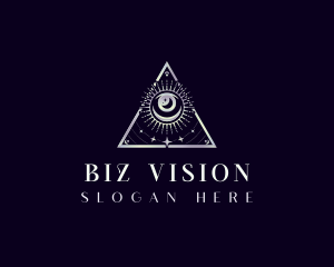 Mystical Moon Eye logo design