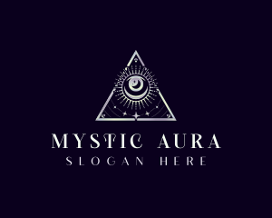 Mystical Moon Eye logo design