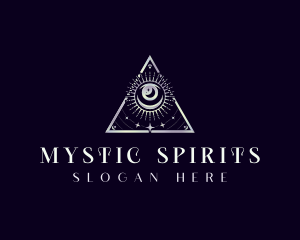 Mystical Moon Eye logo design