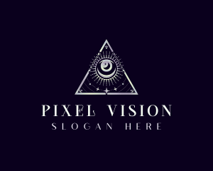 Mystical Moon Eye logo design