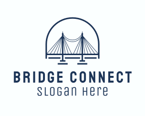 Bridge - Blue Bridge Architecture logo design