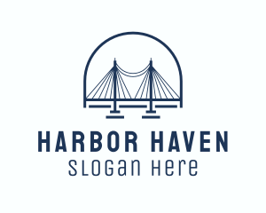 Port - Blue Bridge Architecture logo design