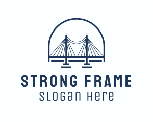 Truss - Blue Bridge Architecture logo design