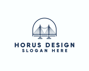 Blue Bridge Architecture logo design