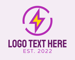 Gadgets - Lightning Energy Power logo design