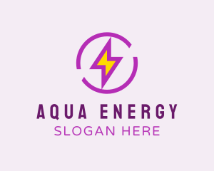 Lightning Energy Power logo design