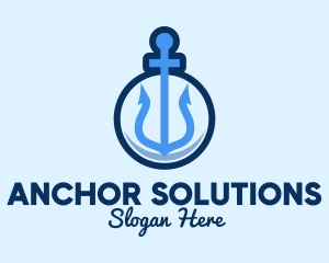 Blue Anchor Sailing logo design