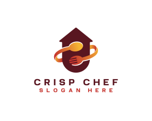 Kitchen Spoon Fork logo design