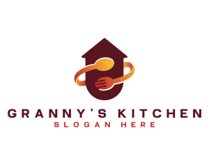 Kitchen Spoon Fork logo design