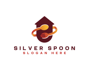 Kitchen Spoon Fork logo design