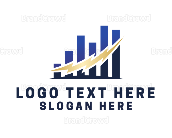 Stock Market Graph Logo