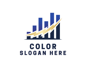 Data - Stock Market Graph logo design