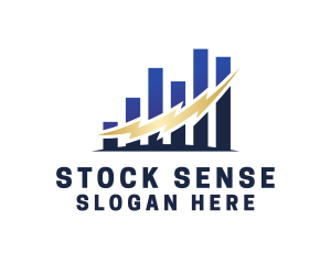 Stocks - Stock Market Graph logo design