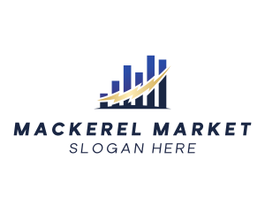 Stock Market Graph logo design