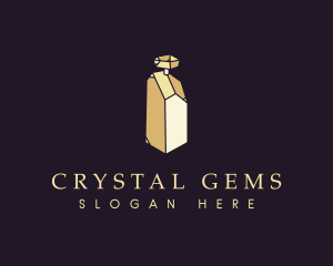 Crystal Perfume Bottle logo design