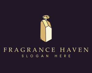 Crystal Perfume Bottle logo design