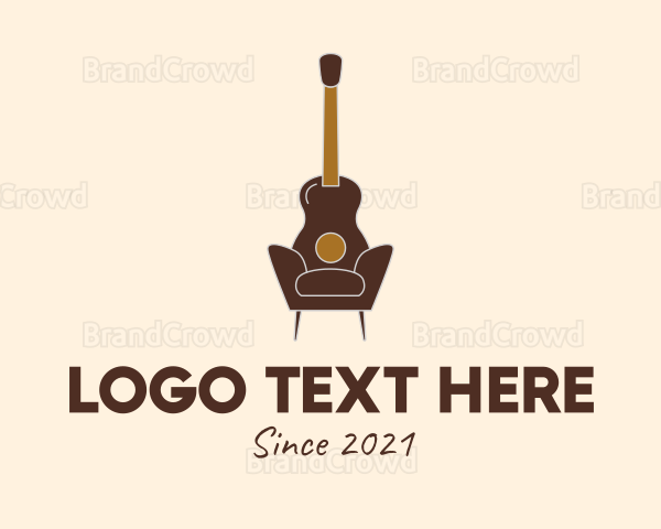 Guitar Accent Chair Logo