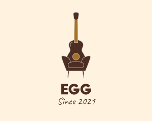Rockstar - Guitar Accent Chair logo design