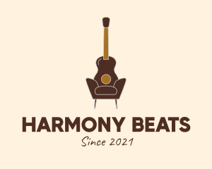 Instrumental - Guitar Accent Chair logo design