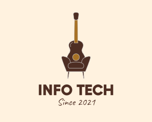 Furnishing - Guitar Accent Chair logo design
