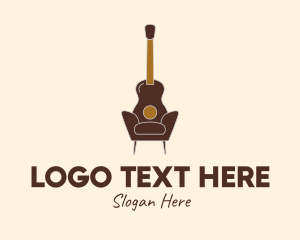 Guitar Accent Chair  Logo