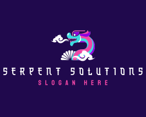 Serpent - Giant Sea Dragon logo design