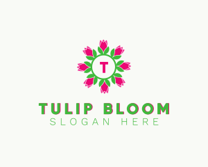 Tulip - Tulip Wreath Decor logo design